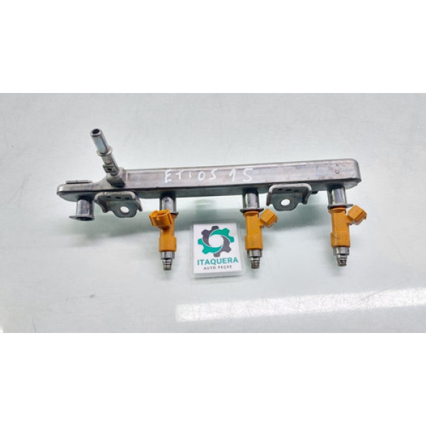 Flauta Bicos Injetores Toyota Etios 1.3 Ano 2014 2015