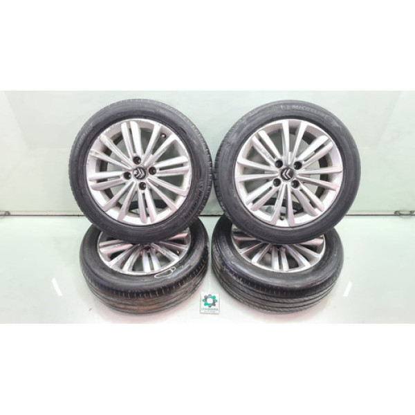 Jogo Roda Com Pneu 195/55 R16 Citroen C4 Lounge Ano 2019
