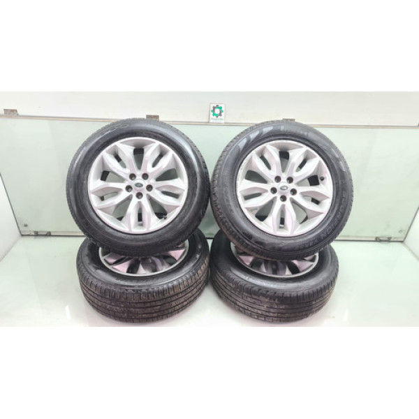 Jogo Roda Com Pneu Bons 235/60 R18 Land Rover Freelander 2