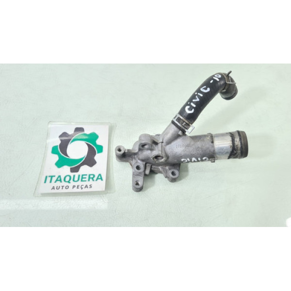 Flange Carcaça Válvula Termostática Honda Civic 1.8 2010 