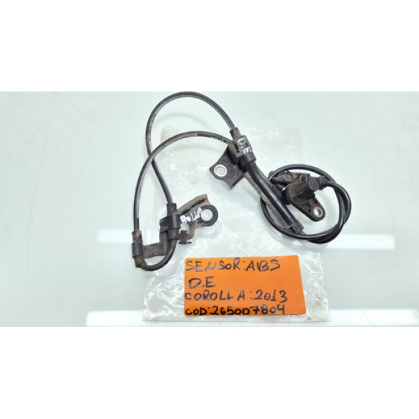 Sensor Abs Dianteiro Esquerdo Toyota Corolla 2.0 2012 2013