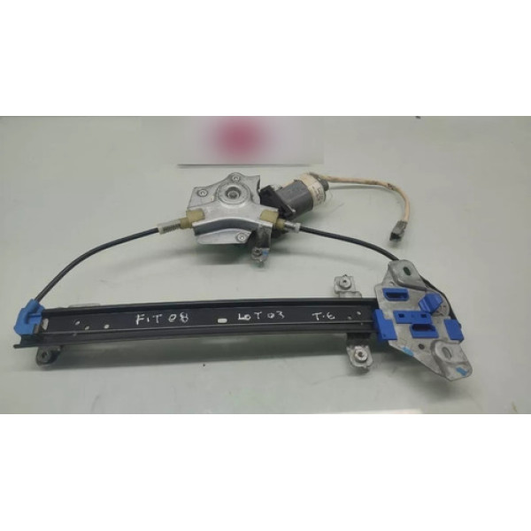 Máquina Vidro Motor Traseira Esquerda Honda Fit 04 Á 08
