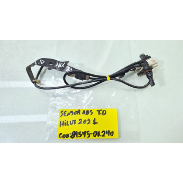 Sensor Abs Traseiro Direito Hilux 2021 2022 N° 895450k240 