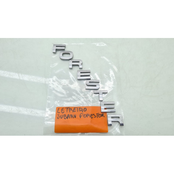 Emblema Letreiro Tampa Traseira Subaru Forester 2009 2010