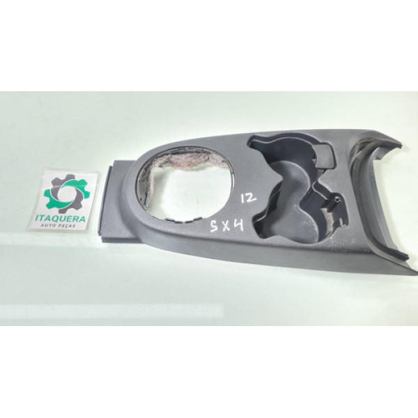 Acabamento Console Central Porta Copo Suzuki Sx4 Ano 2012