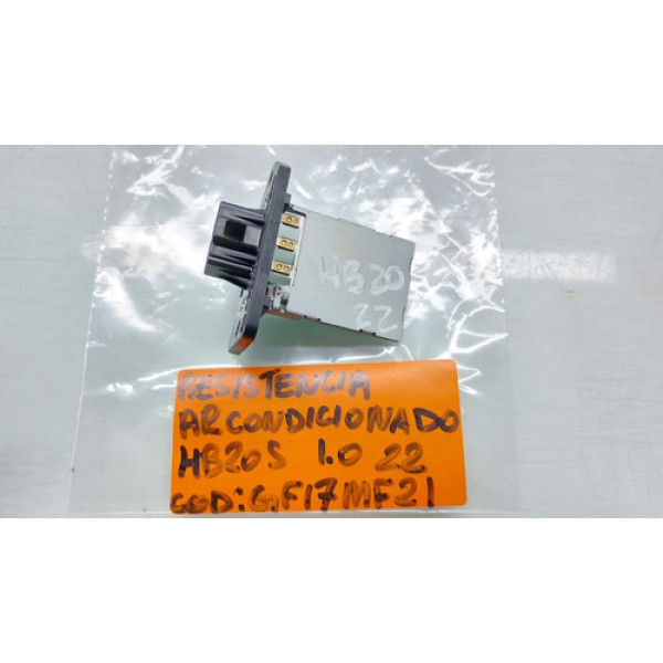 Resistencia Ar Condicionado Hyundai Hb20 1.0 Ano 2022 2023