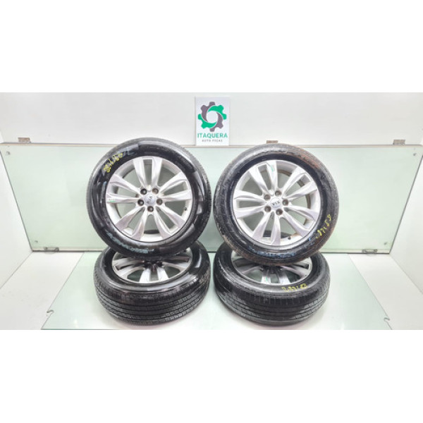 Jogo Roda Com Pneu Kia Sorento 235/60 Aro 18