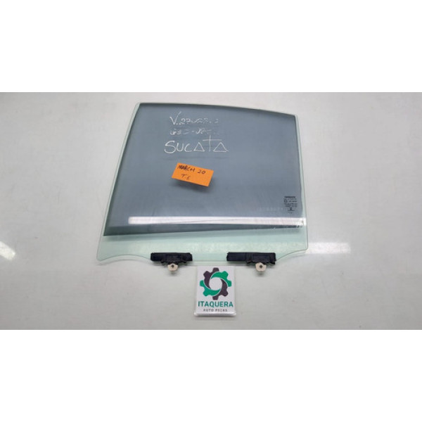 Vidro Porta Traseira Esquerda Nissan March Ano 2019 2020