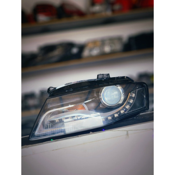 Farol Esquerdo Led Xenon Audi A4 Ano 2009 2010 2011
