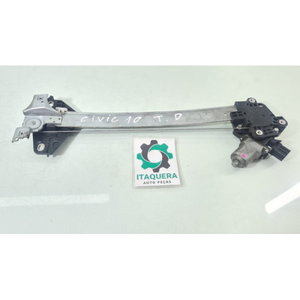 Maquina Vidro Traseiro Direito Honda Civic Ano 2009 2010