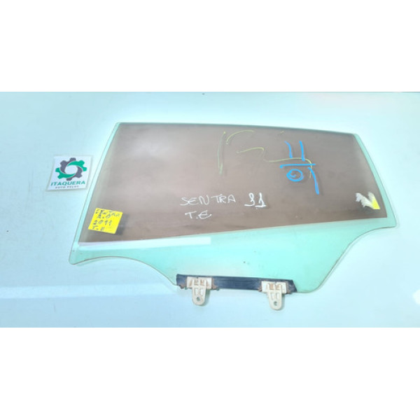 Vidro Porta Traseiro Esquerdo Nissan Sentra Ano 2011 / Sedan