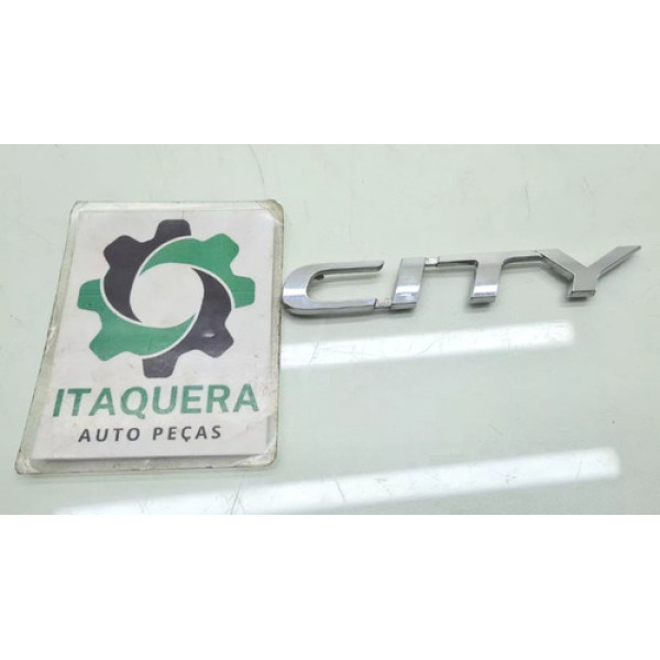 Emblema Letras Tampa Traseira Honda City 1.5 Ano 2020 2021