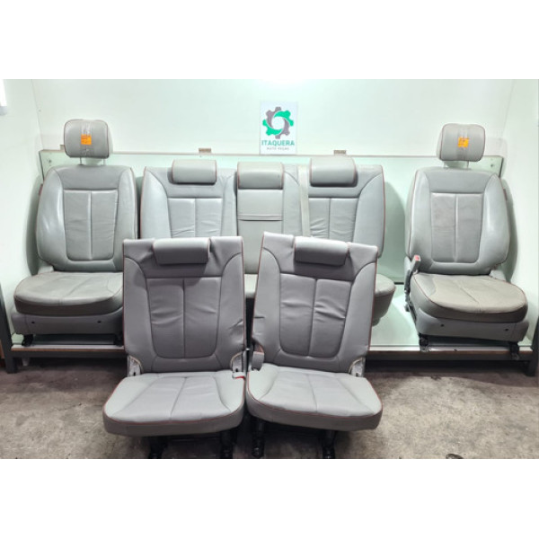 Jogo De Bancos Hyundai Santa Fe Ano 2008 2009 (couro)