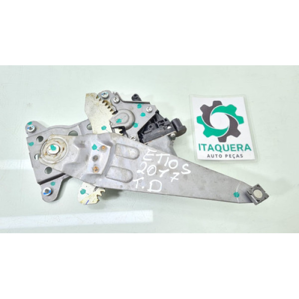 Máquina Vidro Traseiro Direito Toyota Etios 2016 Hatch