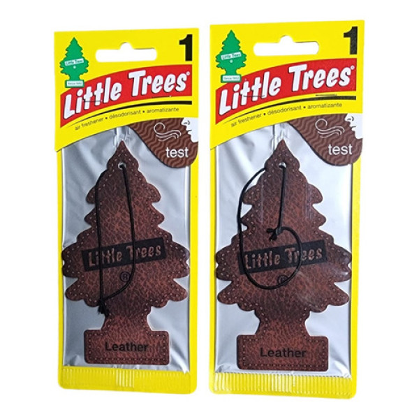 2 Little Trees Cheirinho Carro Automotivo Leather Original